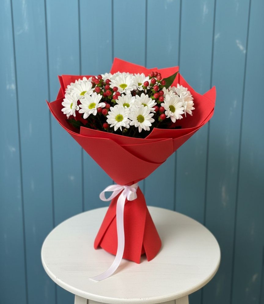 Букет цветов из: Хризантемы в Черемхово