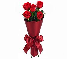 Букет 5 Красных роз Эдлесс Лав в Черемхово