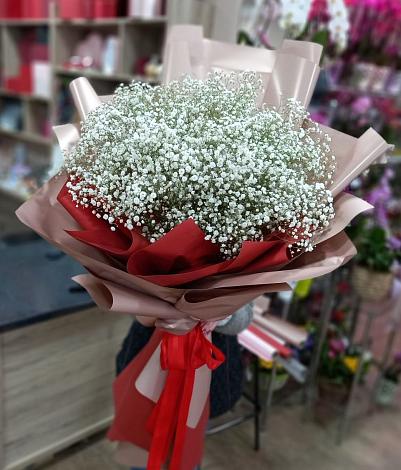 Букет цветов из: Гипсофила в Черемхово