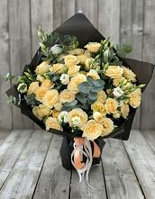 Букет цветов из:  Розы и Лизиантусы #REPLACE_PRED# Черемхово