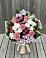 Букет цветов из: Альстромерии, Гвоздики, Розы и Хризантемы в Черемхово