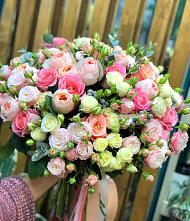 Букет цветов из:  Розы #REPLACE_PRED# Черемхово