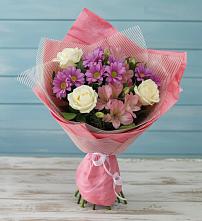 Букет цветов из:  Герберы #REPLACE_PRED# Черемхово