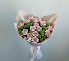 Букет цветов из:  Розы и Хризантемы в Черемхово