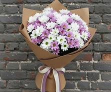 Букет цветов из:  Хризантемы #REPLACE_PRED# Черемхово