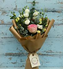 Букет цветов из:  Розы и Лизиантусы в Черемхово