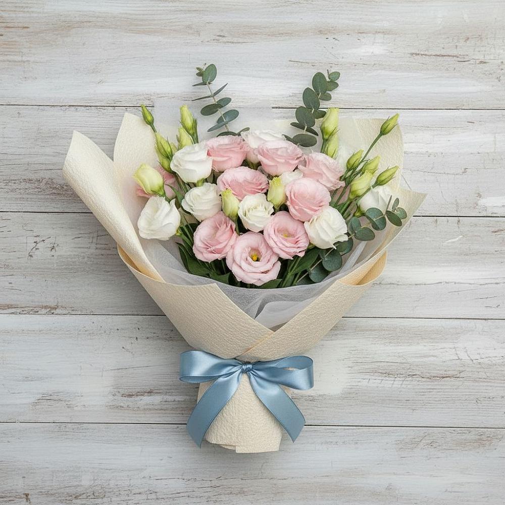 Букет цветов из: Лизиантусы в Черемхово